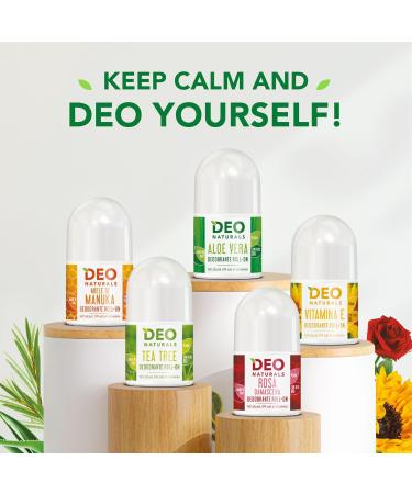 Damask Rose Roll-on Deodorant 50ml - Nourishing - Buy Online on GoSupps.com