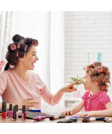 Hyoujin Self Grip Velcro Hair Rollers Family Pack - 30 Pcs with Clips | Salon Quality Curlers for Long Hair | 5 Sizes for Sleeping In | 60mm 48mm 36mm 25mm 15mm - Buy Online on GoSupps.com