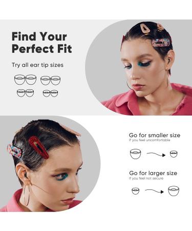 Reusable Ear Plugs for Sleeping | Noise Reduction & Hearing Protection | 8 Ear Tips 25dB Silicone Soft Earplugs - Buy Online on GoSupps.com