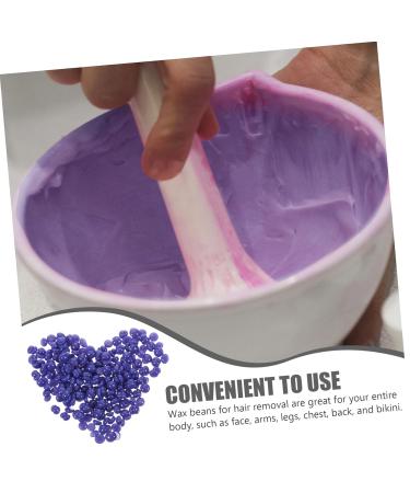 Subsofan Hard Wax Beans - 3 Pack Sensitive Violet Beeswax for Hair Removal | Hard Wax Pearls 0.2x0.2cm - Gentle Depilatory Cream - Buy Online on GoSupps.com