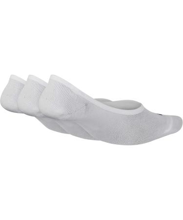 Nike Women's No Show Socks - Lightweight 3 Pack | White & Black - International Shipping Available - Buy Online on GoSupps.com