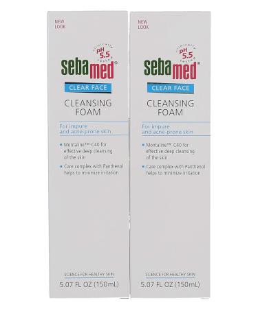 Sebamed Clear Face Cleansing Foam for Acne-Prone Skin - 5.07 Fl Oz (Pack of 2) - Buy Online on GoSupps.com