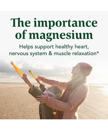 MegaFood Magnesium 300 Capsules - Vegetarian Blend for Heart, Nerve Health & Relaxation - Highly Absorbable Citrate, Malate, Glycinate - Gentle & Effective - 60 ct - Buy Online on GoSupps.com
