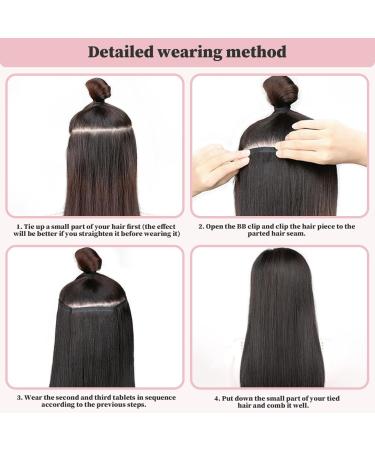 Human Hair Black Hair Extensions Clip In 15.8'' Real Human Hair Extensions Tape Invisible Straight Hair Pieces for Long Hair Women Tape In Hair Extensions - Buy Online on GoSupps.com