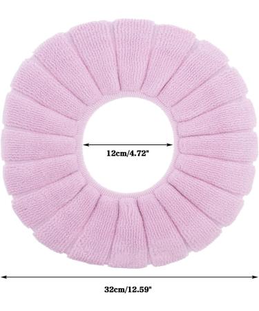 8 Pieces Bathroom Soft Toilet Seat Cover Pads Stretchable Washable Thicker Warmer Bathroom Toilet Seat Cushion Fits Oval Toilet Seats (Blue Pink Brown Green) - Buy Online on GoSupps.com