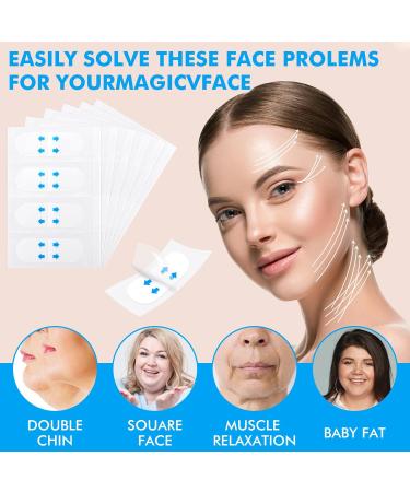 Prasacco Face Lift Tape - 120 Pieces Invisible Makeup Tape for Instant Face Lift & Neck Lift - Perfect for Lifting Sagging Skin - Buy Online on GoSupps.com