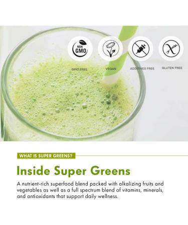Nutriherbs Super Greens Powder - 225g | 33 Nutrient-Rich Fruits Vegetables & Probiotics for Enhanced Energy Immunity & Digestion | Powerful Green Superfood Powder | 30 Delicious Servings - Buy Online on GoSupps.com