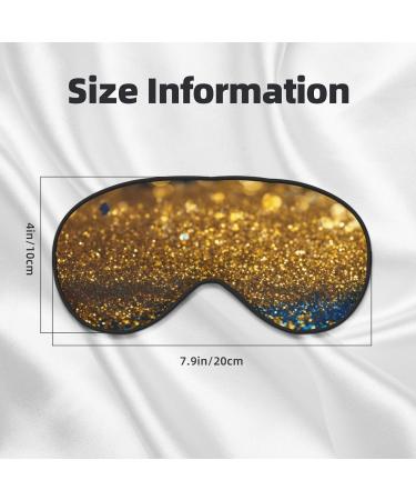 Glitter Pattern Print Sleep Eye Mask | Soft Eye Cover for Travel & Naps | Ideal for Men & Women - Buy Online on GoSupps.com
