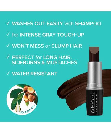 KISS Quick Cover Gray Hair Touch Up Stick - Dark Brown | Gray Coverage Solution - Buy Online on GoSupps.com