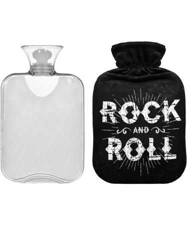 NAANLE Rock and Roll Hot Water Bottle - Transparent Handfoots Heating Bag for Pain Relief & Cold Therapy | 1L International Shipping - Buy Online on GoSupps.com
