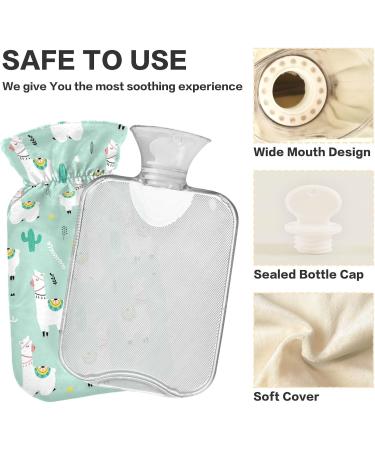 NAANLE Hot Water Bottle - 2L Large Warm Water Bottle for Hot & Cold Therapy Ideal for Pain Relief Hands Feet & Bed Comfort - Buy Online on GoSupps.com