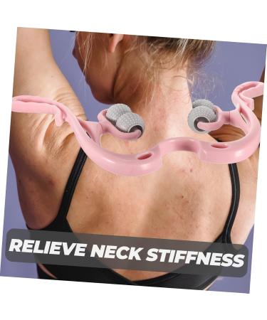 Lurrose 5-Stage Neck Massage Roller - Trigger Point Shoulder Pain Relief Device | Deep Tissue Neck Massager Accessories for Relaxation & Comfort - Buy Online on GoSupps.com