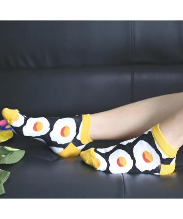 Buy 12 Pairs Colorful Cotton Ankle Socks for Women | Breathable Running Sneakers Socks Size 39-42 | Fun & Comfortable Sports Socks - Buy Online on GoSupps.com