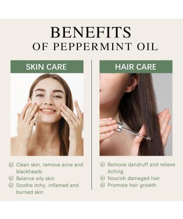 Aoruilia 10ml Peppermint Essential Oil 100% Pure Natural - Therapeutic Grade Peppermint Oil Aromatherapy Essential Oils for Diffuser for Home Headache Relief Skin & Hair Care Candle Making Peppermint 10 ml (Pack of 1) - Buy Online on GoSupps.com