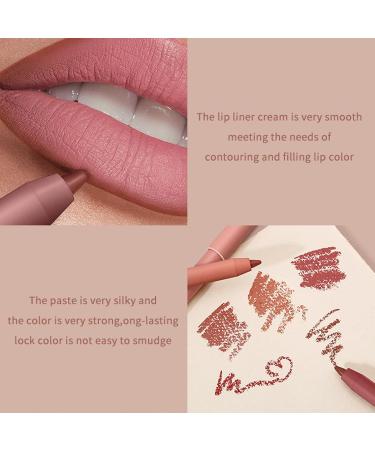  TianWlio Long-lasting cosmetic lipstick for gift lipstick pencil lip liner velvet silk lip gloss makeup long-lasting lip pencil sexy makeup for - Buy Online on GoSupps.com