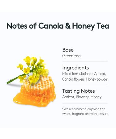 Osulloc Raps Honey Tea - Premium Jeju Blend with Aromatic Rapeseed & Sweet Honey 20 Tea Bags (30g) - Buy Online on GoSupps.com