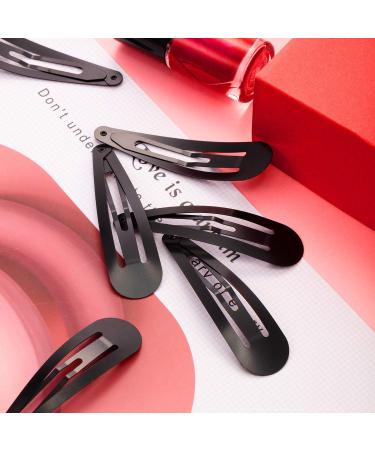 30 Pack 3.1 Inch Large Metal Snap Hair Clips - No Slip Barrettes for Girls and Women (Black) - Hair Accessories - Buy Online on GoSupps.com