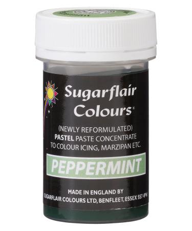 Sugarflair Peppermint Pastel Food Colouring Paste Highly Concentrated for Use with Sugar Pastes Buttercream Royal Icing or Cake Mix Subtle Colour Dye - 25g