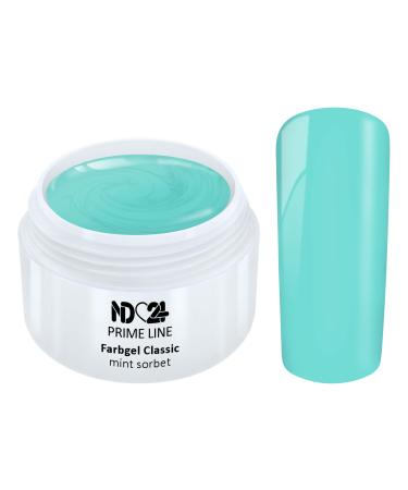 Prime Line - Color Uv Gel Led Color Gel Mint Sorbet Green - Made in Germany - 5ml