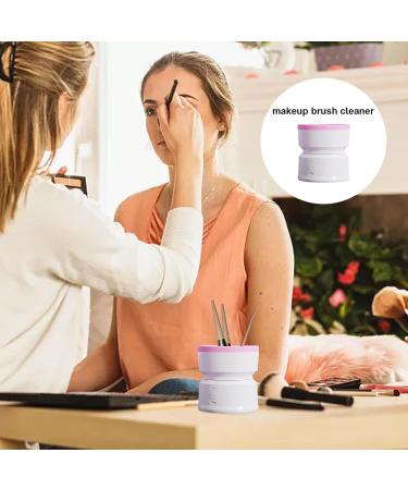 Electric Makeup Brush Cleaner - USB Rechargeable Portable & Multifunctional Silicone Washer for Easy Cleaning | Shop Pink Now - Buy Online on GoSupps.com