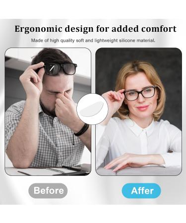 Buy Wisejoy 20 Pairs Clear Soft Self-Adhesive Glasses Nasal Pads | Comfortable Non-Stick Nose Pads for Glasses & Sunglasses - International Shipping Available - Buy Online on GoSupps.com