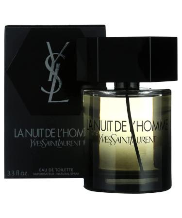 Yves Saint Laurent La Nuit De L'Homme Men - 3.3 oz EDT Spray Wood - Buy Online on GoSupps.com