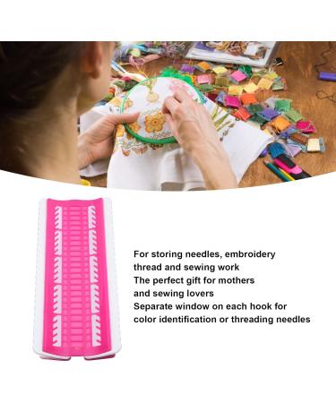 Qanyegn Tooth Flap Organizer - 50 Position Dental Floss & Crochet Tool Holder | Portable Rose Design - Buy Online on GoSupps.com