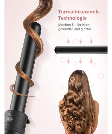 Buy LOETAD 6 in 1 Curling Iron Set - Multifunctional Ceramic Coating Curler with LED Display | International Shipping Available - Buy Online on GoSupps.com