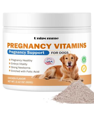 Dog Prenatal Vitamins - Prenatal Vitamins for Dogs Support The Development of Pregnancy Healthy Newborns Vitality Promote Milk Production Enriched with Folic Acid Iron Zinc Iodine