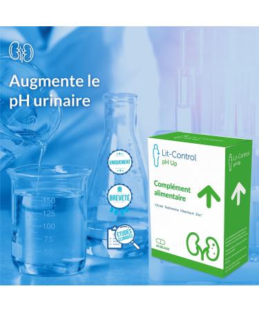 Devicare Lit-Control pH Up - Food Supplement - Prevents Crystallization of Urinary Salts - Kidney Stones - Increases Urinary pH - Patented - 60 Capsules - Buy Online on GoSupps.com