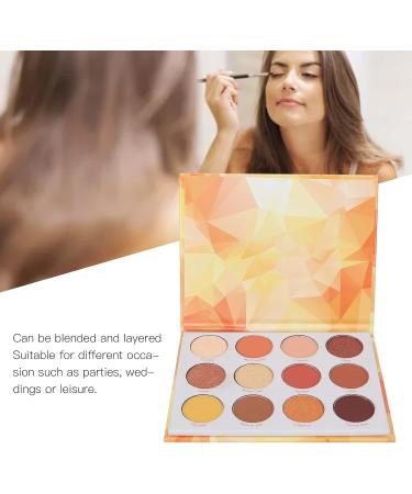 Makeup Palette Warm Tones Plattet Blendable Eyeshadow 12g Office For Wedding Party - Buy Online on GoSupps.com