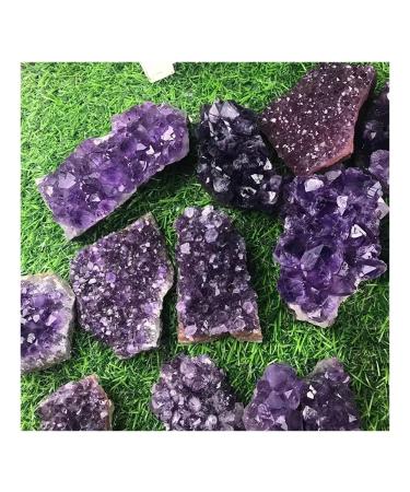 Crystal Rough Natural Amethyst geode Quartz Cluster Crystal Specimen (Size : 220-260g)