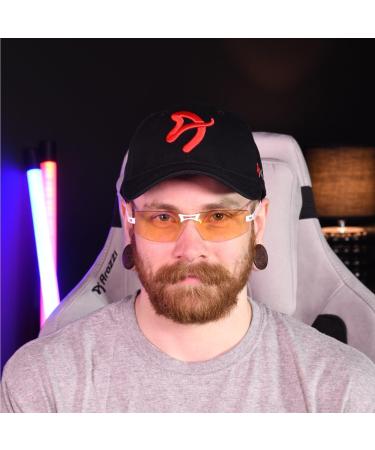 Buy Arozzi Visione VX-600 Gaming Glasses - Anti-Glare UV & Blue Light Protection Eye Strain Relief - Comfortable for Gaming - International Shipping Available - Buy Online on GoSupps.com