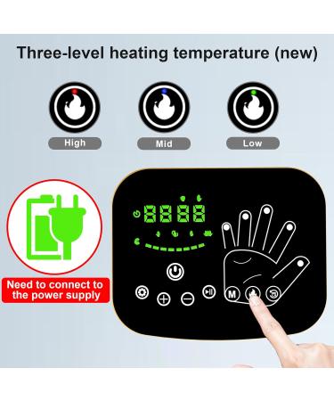 Leleyo G109 rehabilitation robots glove for stroke hand robotic gloves with heating function for stroke patients finger and hand function rehabilitation trainer(Left hand Medium) Medium Left Hand - Buy Online on GoSupps.com