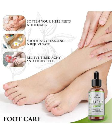 Kanzy Tea Tree Oil 60ml - Organic Skin Remedy for Hair, Face & Nails | Natural Vegan Essential Oil - Buy Online on GoSupps.com