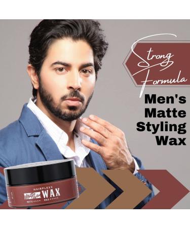 Buy Hair Wax for Men - All Day Hold Matte Finish Paraben Free 2.7 oz - Perfect for All Hair Types Improve Texture & Thickness - Buy Online on GoSupps.com