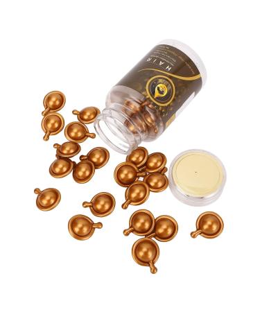 LUCKDANO Nourishing Hydrating Repairing Hair Serum Capsules Hair Oil for Dry and Damaged Frizzy Hair 30 Units Liquid