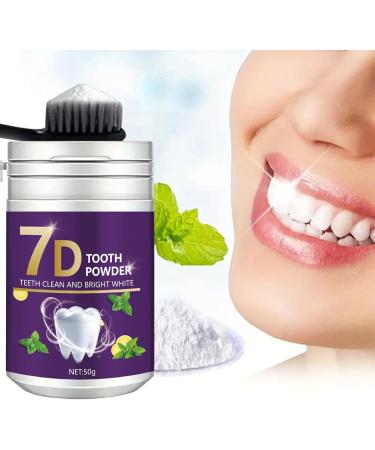 7 Days Purple Teeth Whitening Powder Teeth Whitening Powder for White Teeth Teeth Whitening and Whitening Powder with Visible Cleaning Effect Teeth Whitening - Cosmetic Teeth Cleaning (2) - Buy Online on GoSupps.com