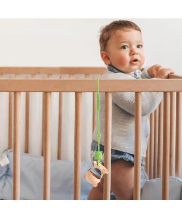 Buy Rosa & Green Silicone Toy Belt - Adjustable Pacifier Clip & Stroller Chain for Baby | Durable Odorless & Lightweight Toy Holders - Buy Online on GoSupps.com