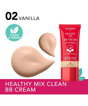 Bourjois Bourjois Healthy Mix 02 Vanilla BB cream cream foundation providing coverage and hydration all day long. - Buy Online on GoSupps.com