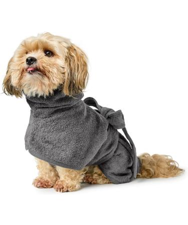 HUNTER Dog Bathrobe Riga - Size 40 in Grey | Premium Comfort for Your Dog | International Shipping Available - Buy Online on GoSupps.com