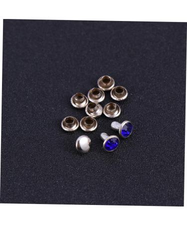 TEHAUX 100 Pcs Clothing Making Decorations Pearl Shoe Clips Sew on Rhinestones Bulk Leather Rivets and Snaps Leather Rivets Studs Garment Rivet Button Stud Rivets Clothes Earrings Metal - Buy Online on GoSupps.com