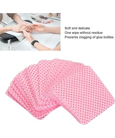 LintNail Wipes Soft Absorbent Cotton Pads Prevents Clogging Effective Cleaning Multi Specification Design (Pink) - Buy Online on GoSupps.com