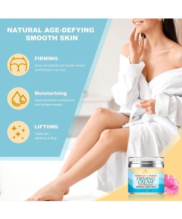 Hibiscus & Honey Firming Neck Cream with Collagen & Hyaluronic Acid - 1.7 FL OZ - Buy Online on GoSupps.com