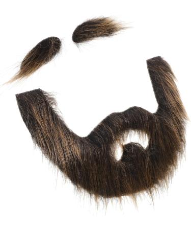 Hemoton 2 Sets Beard Dress up Fake Beard Realistic Beard Christmas Santa Claus Beard Fake Whiskers Plush 20.00X13.00X0.50CMx2pcs Multix2pcs - Buy Online on GoSupps.com