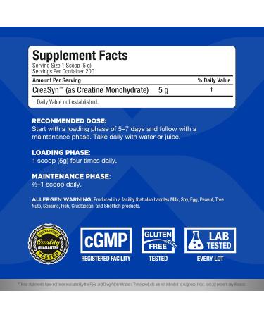 ALLMAX Essentials Creatine Powder 1000g - Vegan Gluten Free Boosts Performance & Training Intensity - 200 Servings - Buy Online on GoSupps.com