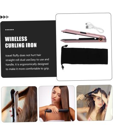 OHPHCALL Curling Iron Mini Hair Curling Wand Hair Curler Mini Hair Straightener Mini Curler Abs Golden 21X4X3.5CM Golden - Buy Online on GoSupps.com