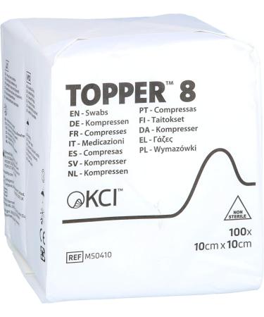 Topper 8 - 100 ST Unsterile 10x10 cm | Premium International Shipping - Buy Now! - Buy Online on GoSupps.com