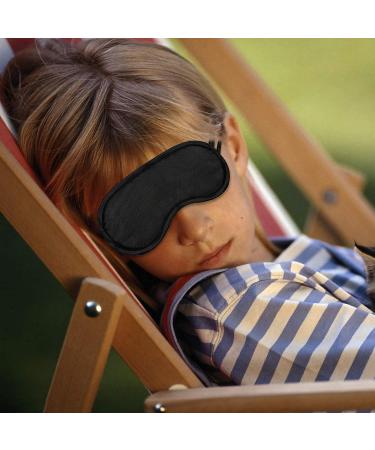ITME 6 Pack Sleep Eye Mask Shade Cover Sleeping Blindfold for Men & Women Suitable for Lunch Break/Travel/on The Plane/Hotel/Camping Usage ( Black ) 06-pack - Buy Online on GoSupps.com