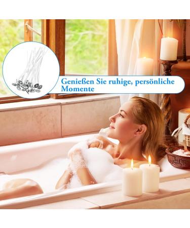 20 Pcs Natural Organic Cotton Candles - Odorless Durable Candlelight for DIY Projects (10cm) - Buy Online on GoSupps.com